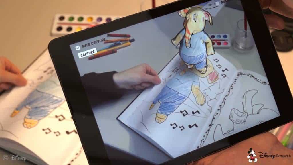 AR Pop-up Coloring Book from Disney