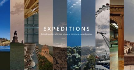 Google Expeditions uses Google Cardboard VR