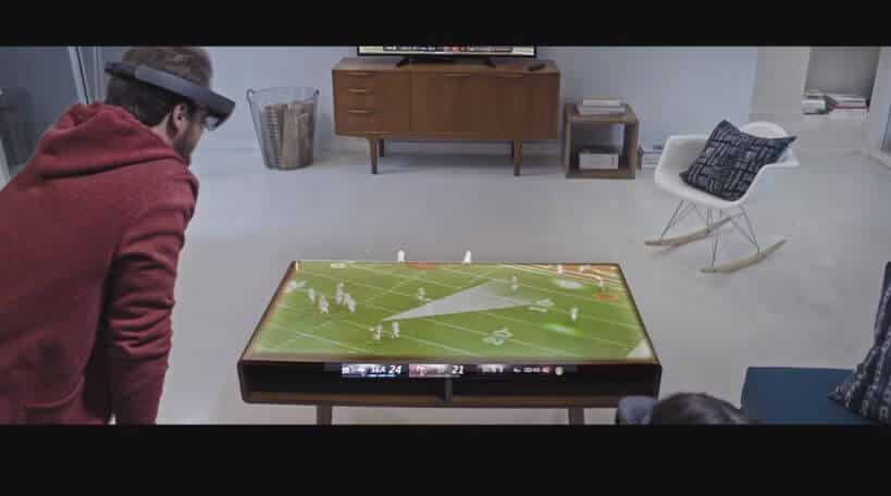 HoloLens AR Sports Game Play in highly realistic Augmented Reality