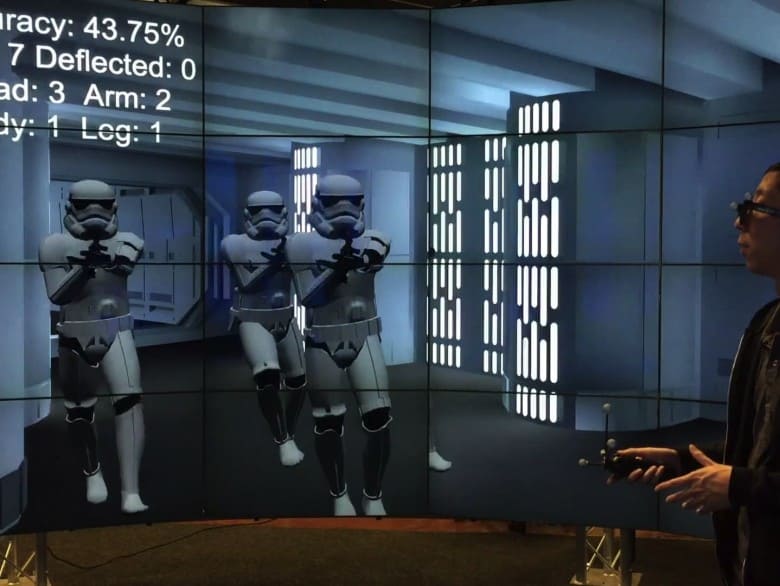 Death Star in VR - in CAVE2