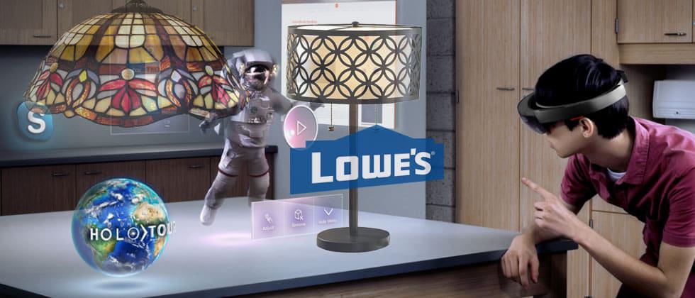 Microsoft HoloLens and lowes