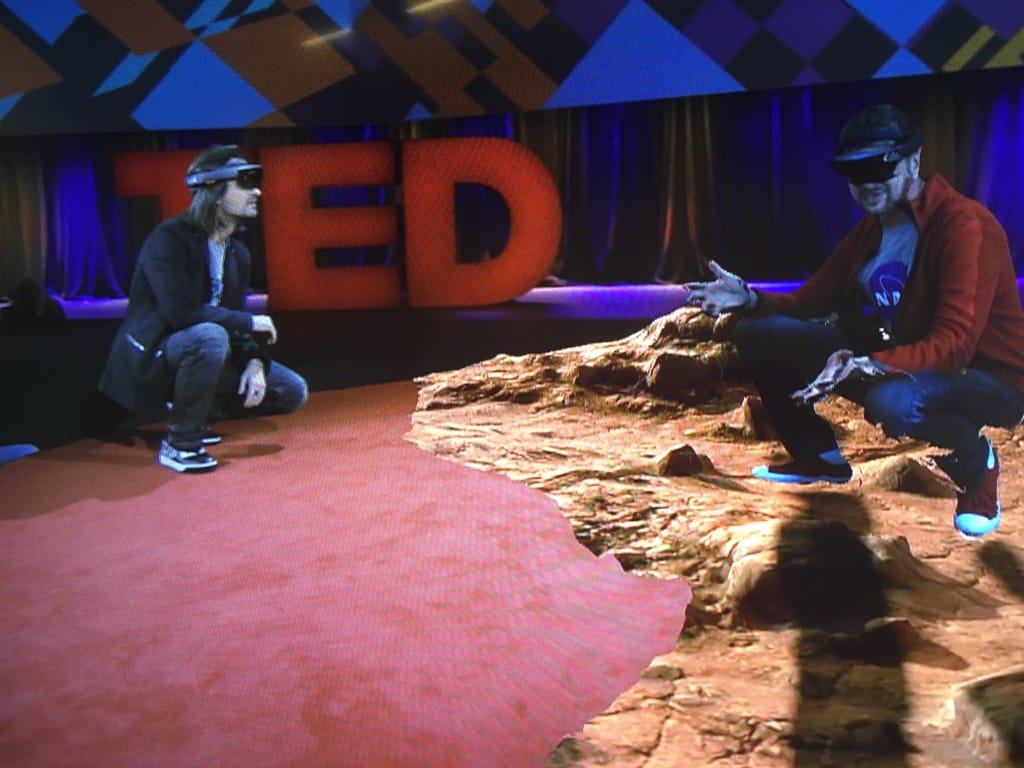 Microsoft HoloLens at TED Conference