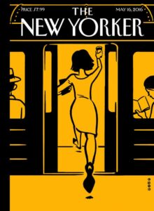 The New Yorker Cover with Augmented Reality Image