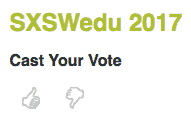 SWSWedu vote 