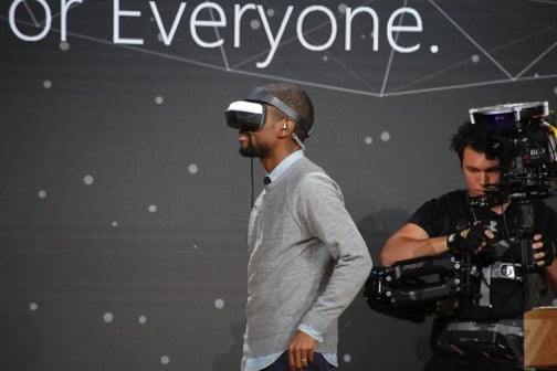 VR Headset device from Microsoft was a surprise 