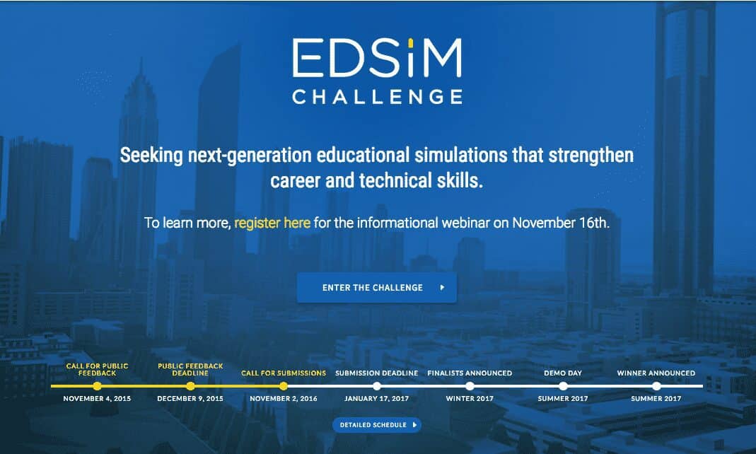 VR AR in the Future of Learning - Timeline for the EdSim-Challenge