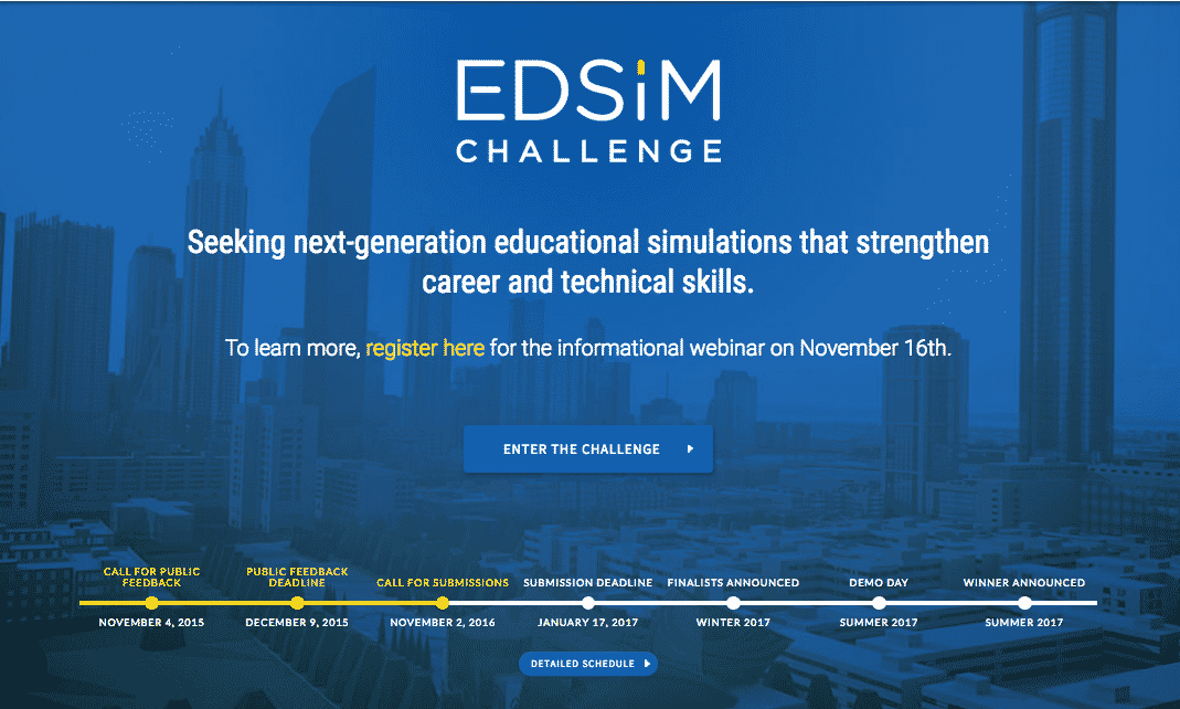 VR AR in the Future of Learning - Timeline for the EdSim-Challenge