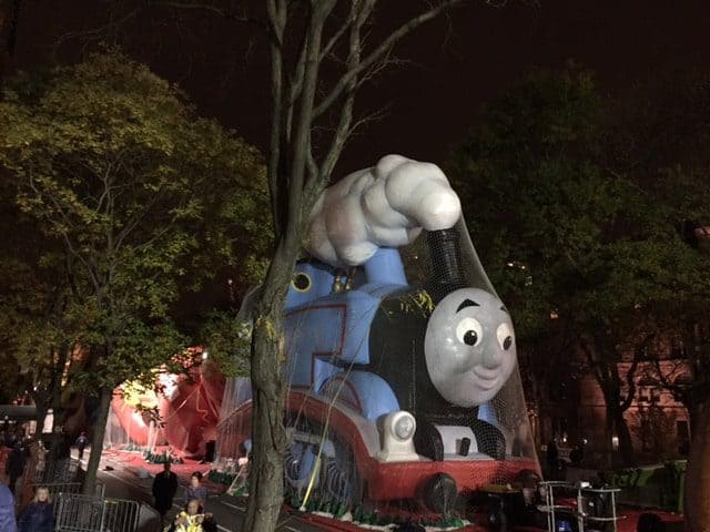 Macy's Parade balloon preparation