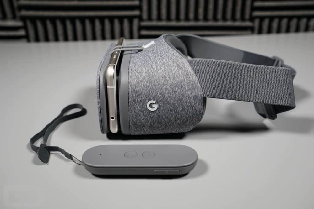 Google's new Daydream VR Headset is a soft fabric covered device Google's new Daydream VR Headset is a soft fabric covered device
