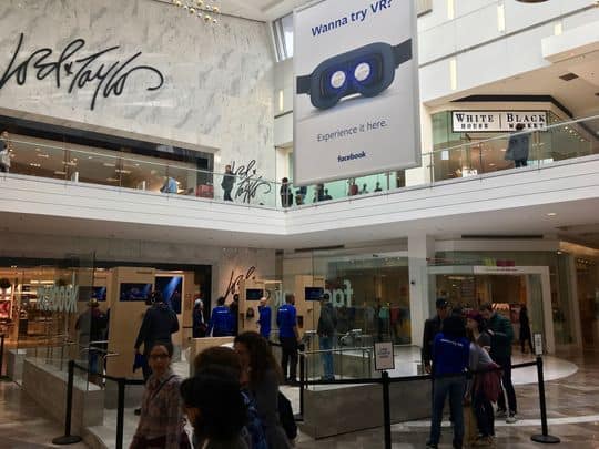 Facebook VR Popup Stores