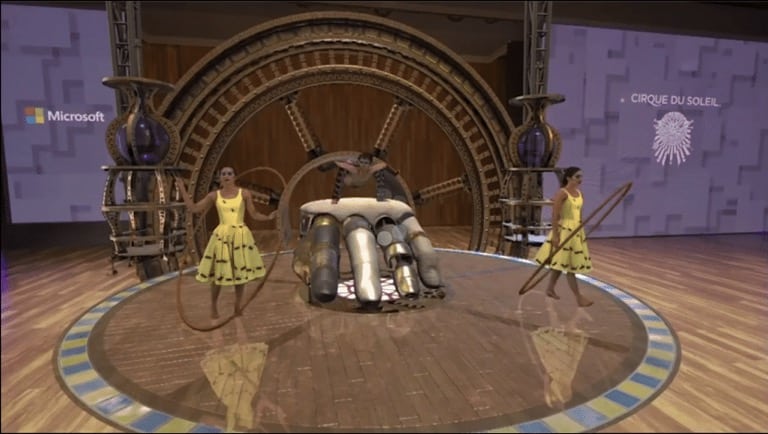 Microsoft HoloLens Cirque du Soleil