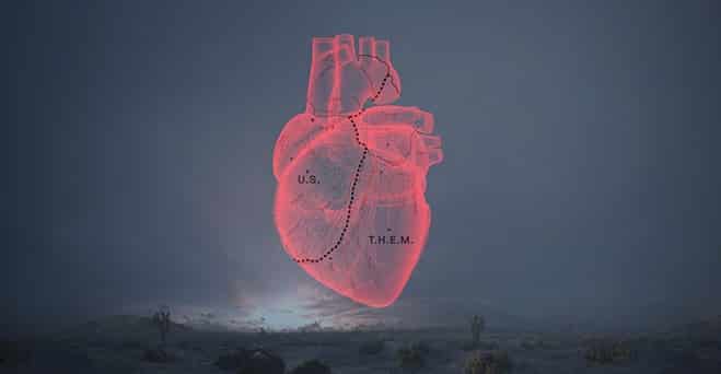 An image from the "Carne y Arena" experience from director Alejandro G. Iñárritu. (Neil Kellerhouse.)