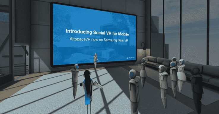 Press event in AltSpaceVR