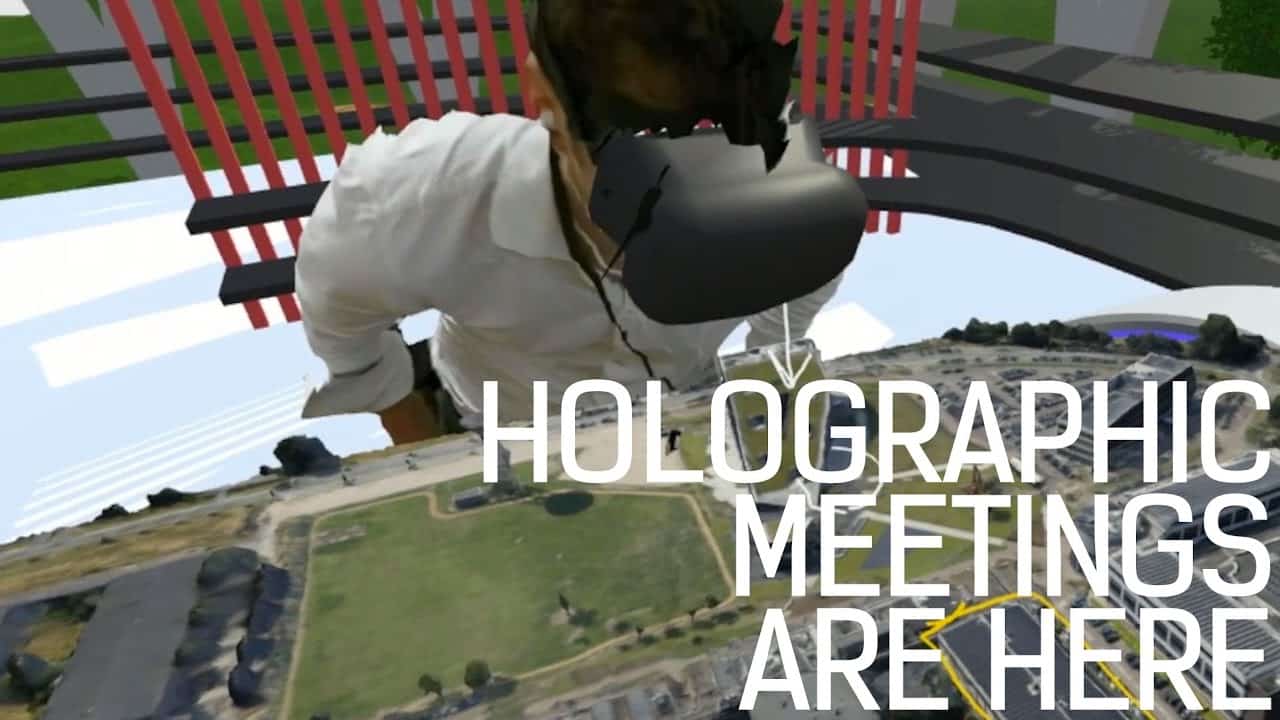 VR Collaboration through Holographic Meetings