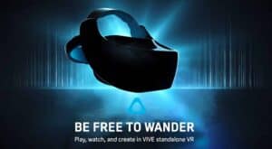 new HTC Vive VR headset