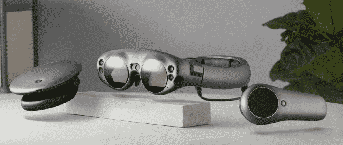 Magic Leap AR device consists of three components