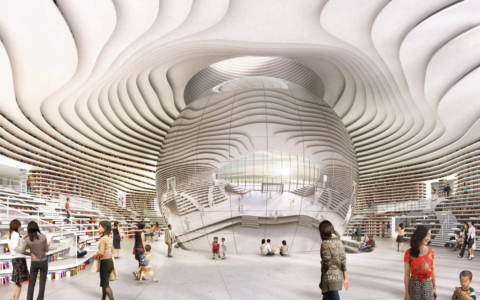 Tianjin Library - a different space in an Augmented Reality future