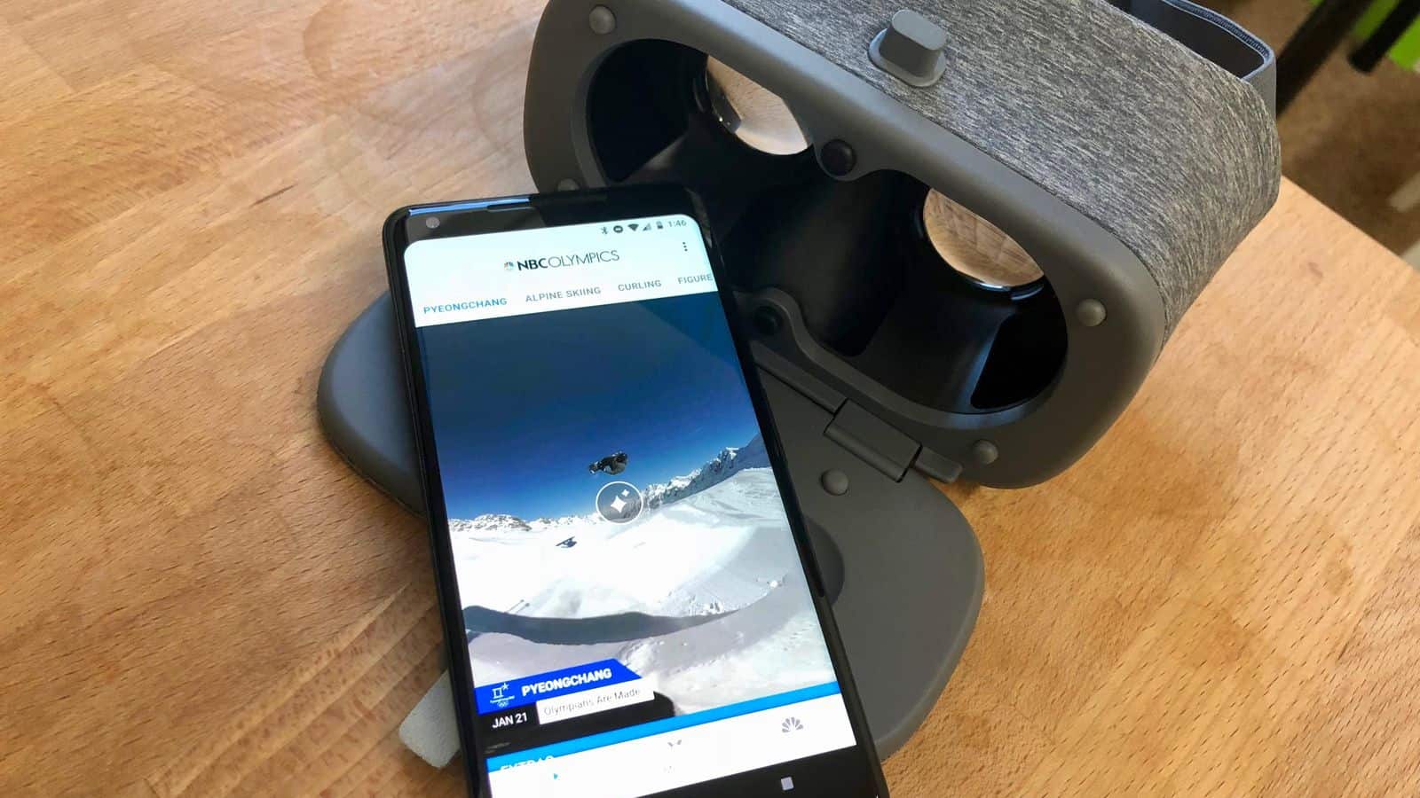 Winter Olympics in virtual reality