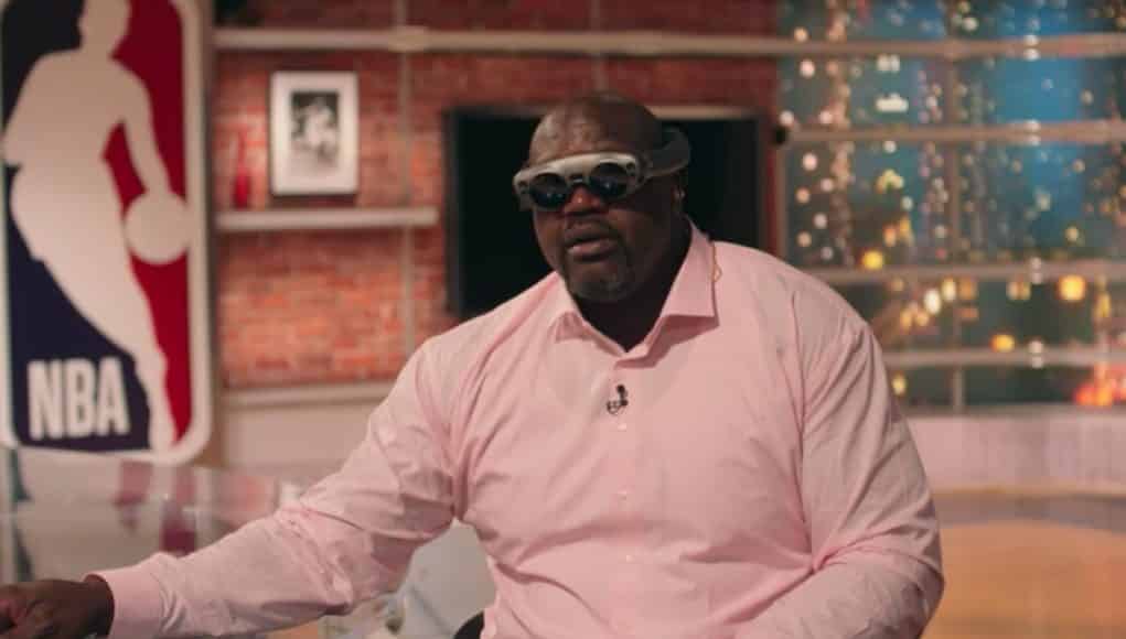 Shaquille O'Neal representing our Mixed Reality future