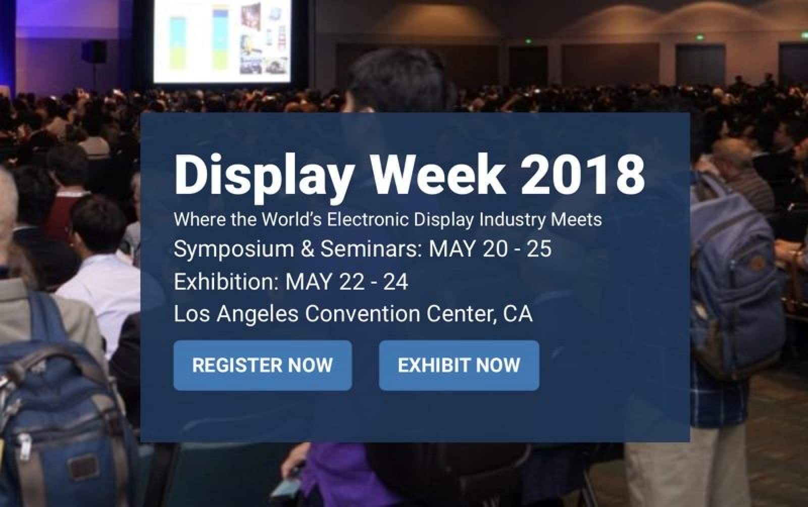 Display Week 2018 Conference may lead to smaller VR headsets