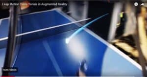 Augmented Reality Table Tennis