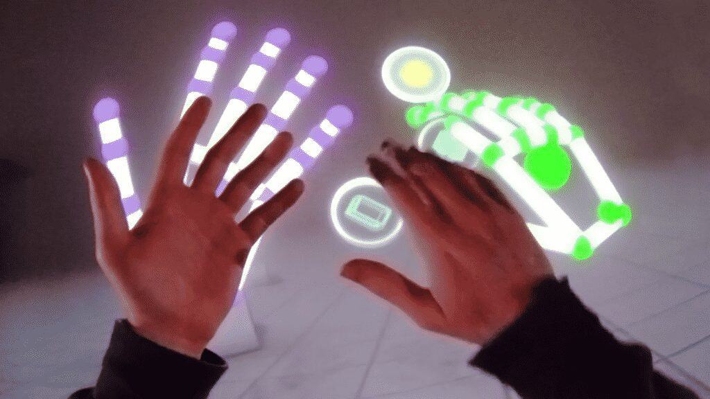 Leap Motion hand tracking