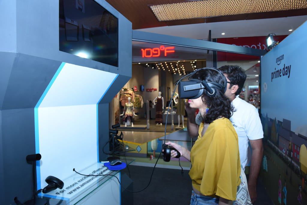 Amazon VR Kiosks in India