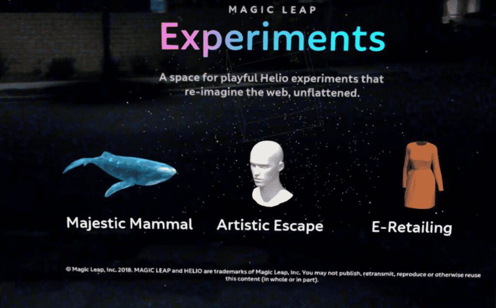 Helios Web App - Magic Leap Whale