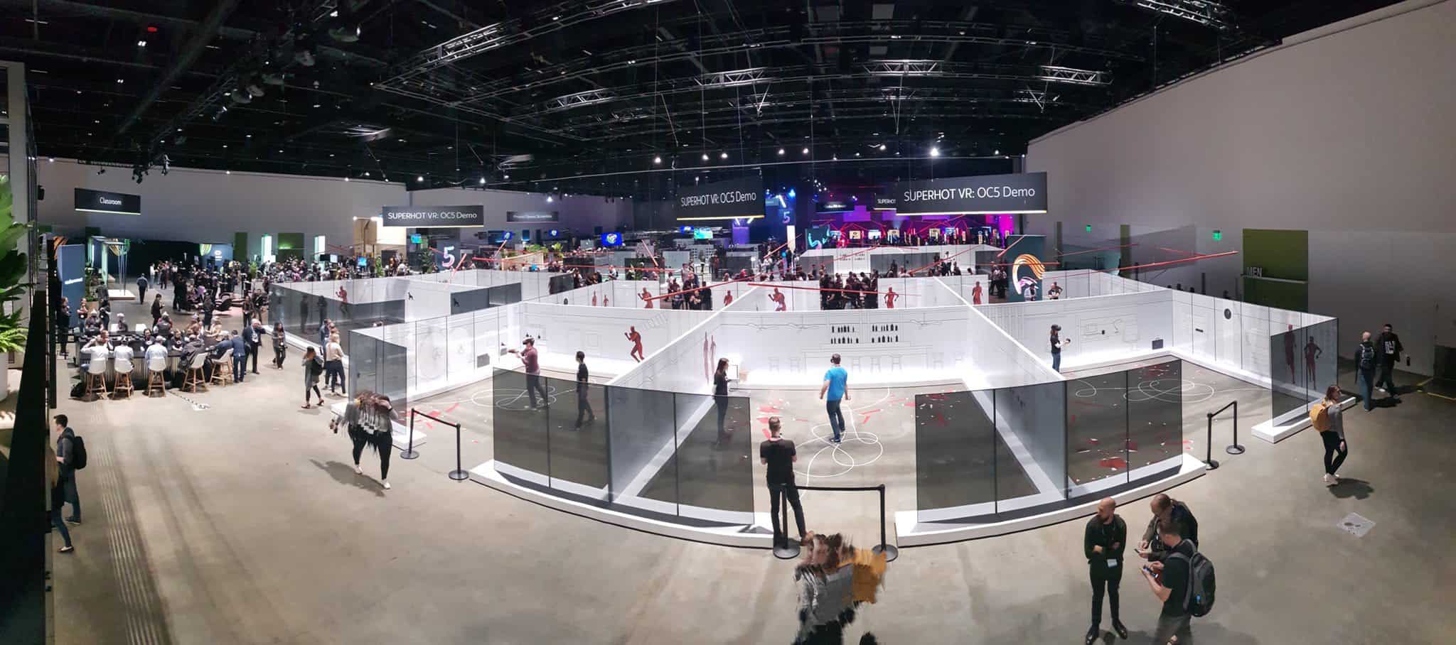 Oculus Quest VR in use at OC5