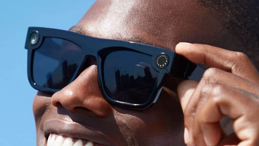 The most recent version of Snap's AR Glasses 