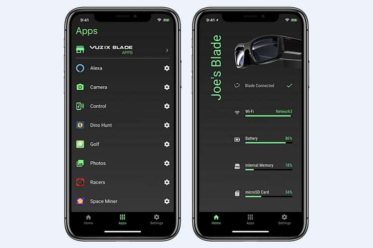 Vuzix Blade Phone App