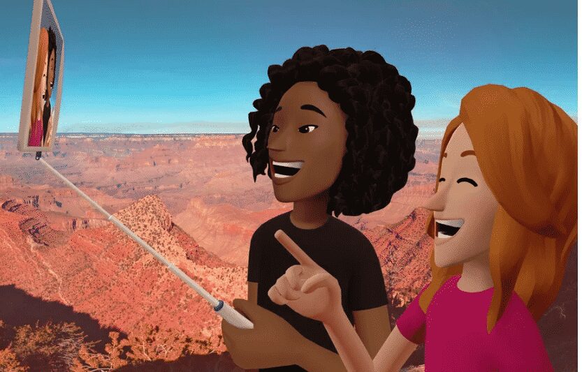 Facebook Spaces Avatars - cartoonish but more realistic