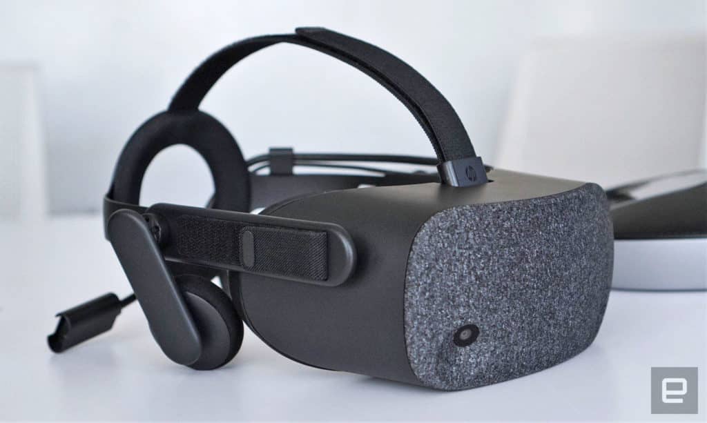 HP Reverb VR Headset Closeup