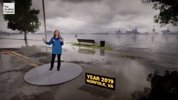 The Weather Channel's Climate Change in Mixed Reality