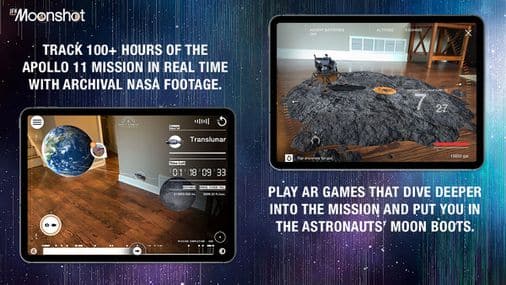 AR moonshot app