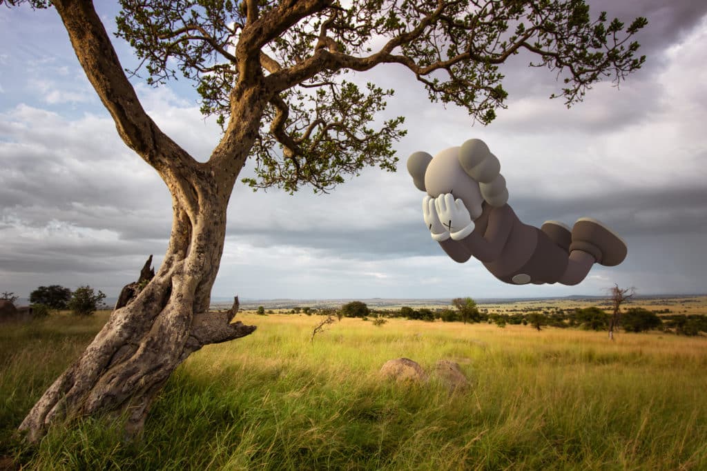 AR Art everywhere - even on the Serengeti plains