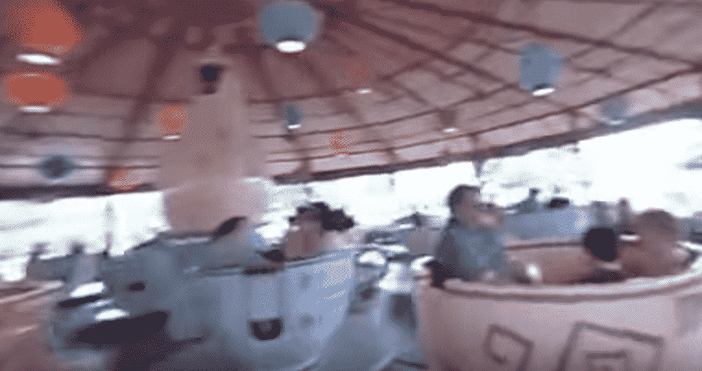 The Mad Tea Party VR Amusement ride may induce motion-sickness.