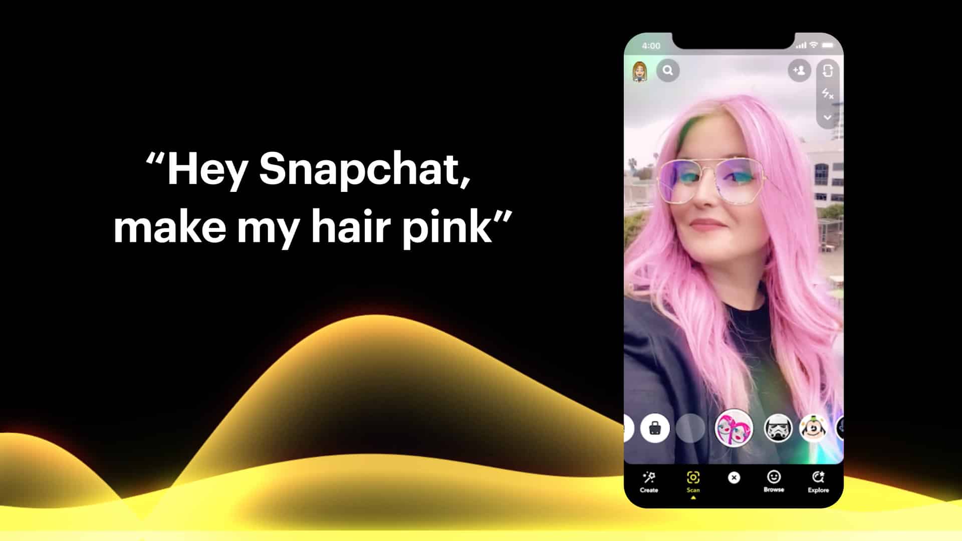 Snap's AR Platform rolls out voice activated discovery.