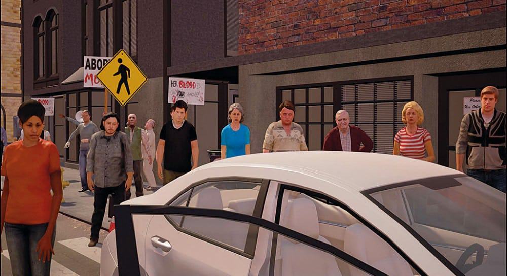 Image from Across the Line from the Immerse article, The World Is 3D and Media Should Be Too