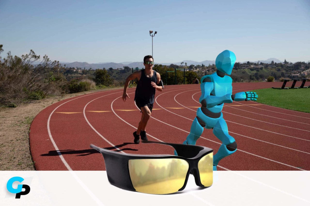 AR running app and augmented reality glasses by Ghost Pacer