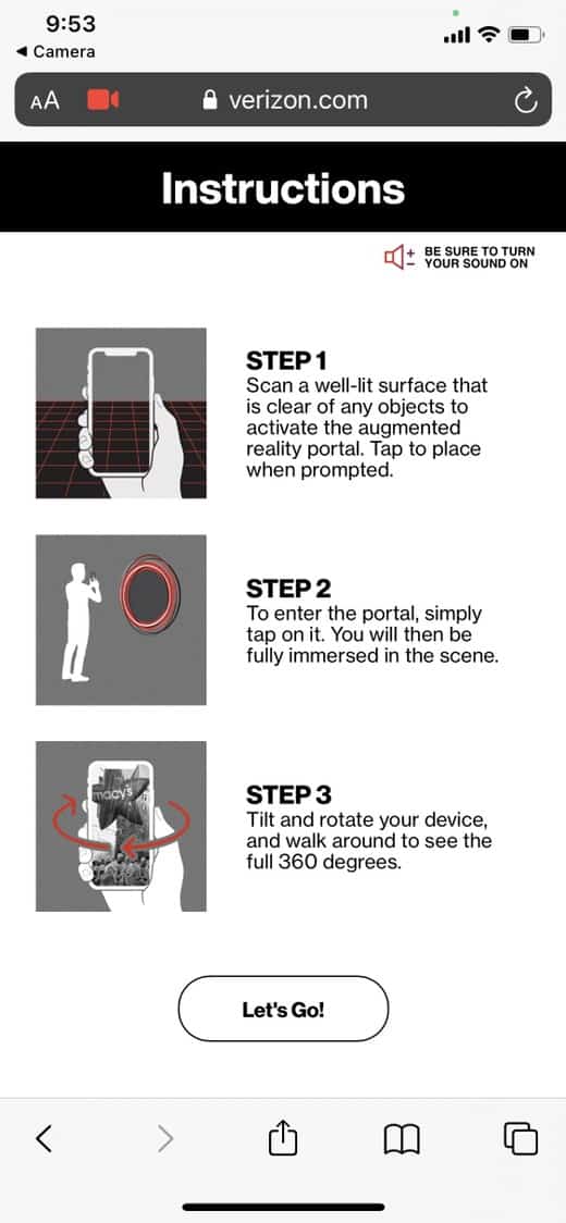 Thanksgiving Day 360 video portal instructions