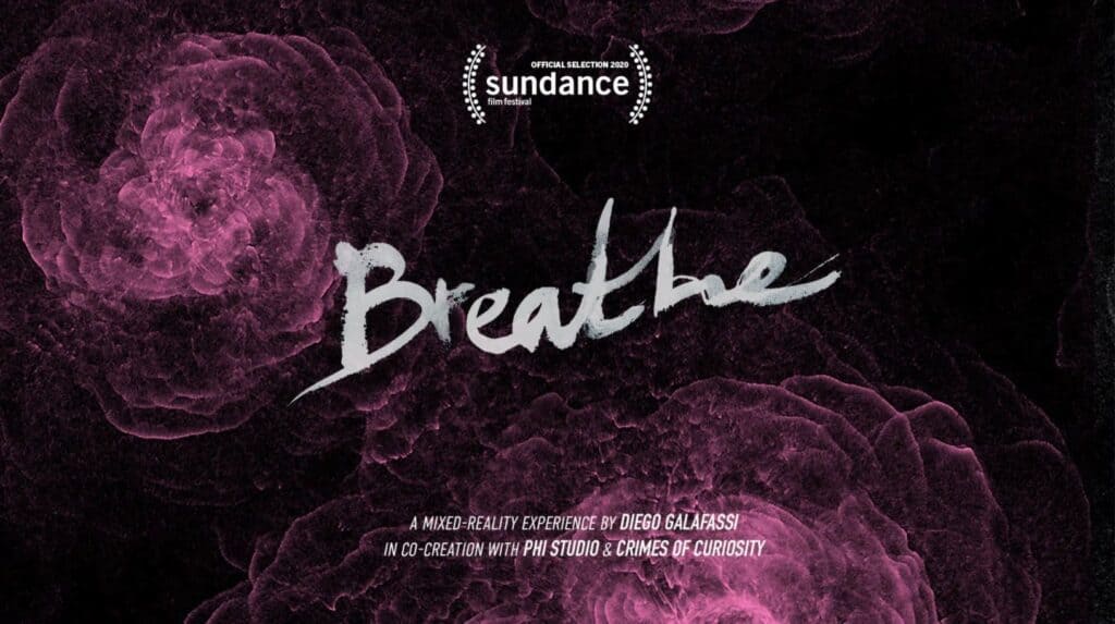 Breathe, one of the few innovative projects with the Magic Leap device.