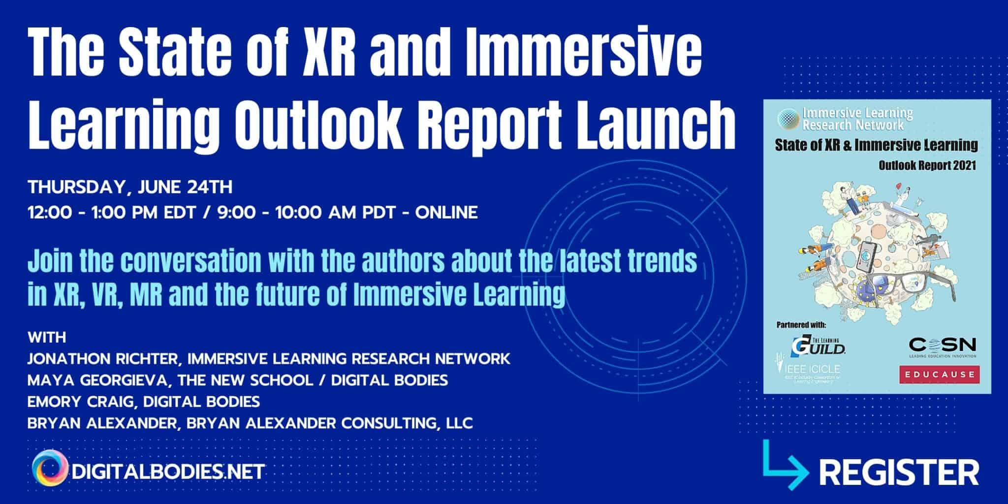 Join us for the Launch of the State of XR Report Digital Bodies