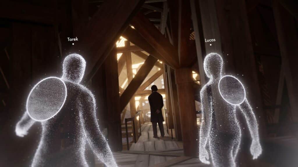 groups of up to fifty people can experience Notre Dame in VR.