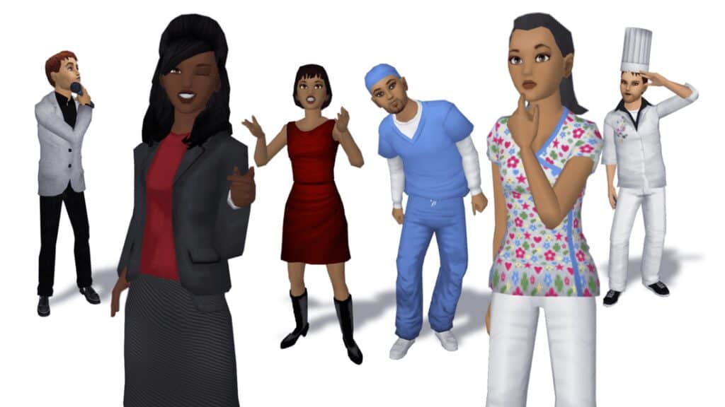 human-avatar interaction.