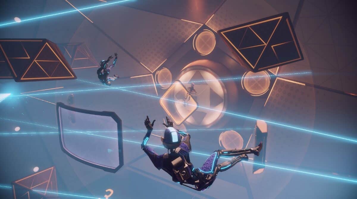 The creative game space in Echo VR.