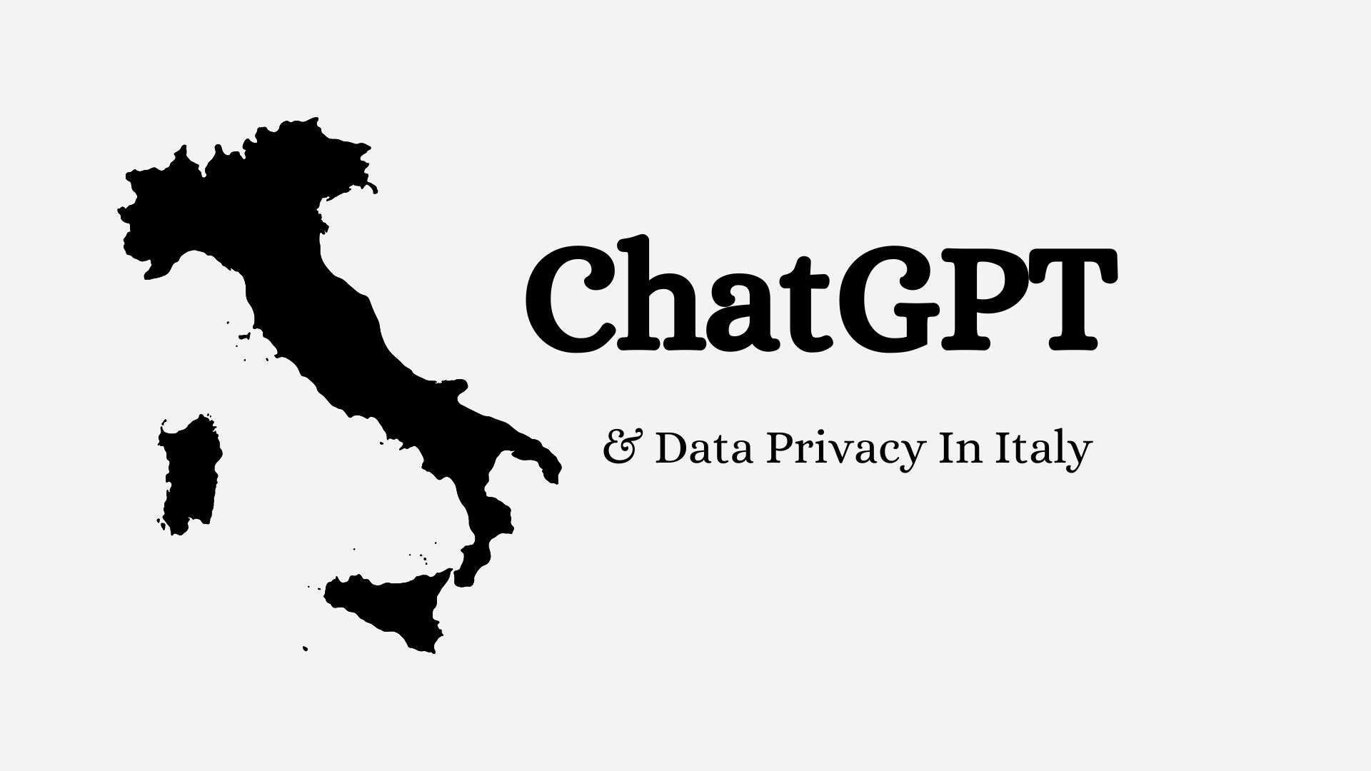 Italy bans ChatGPT temporarily due to data privacy and concerns over access by minors. 