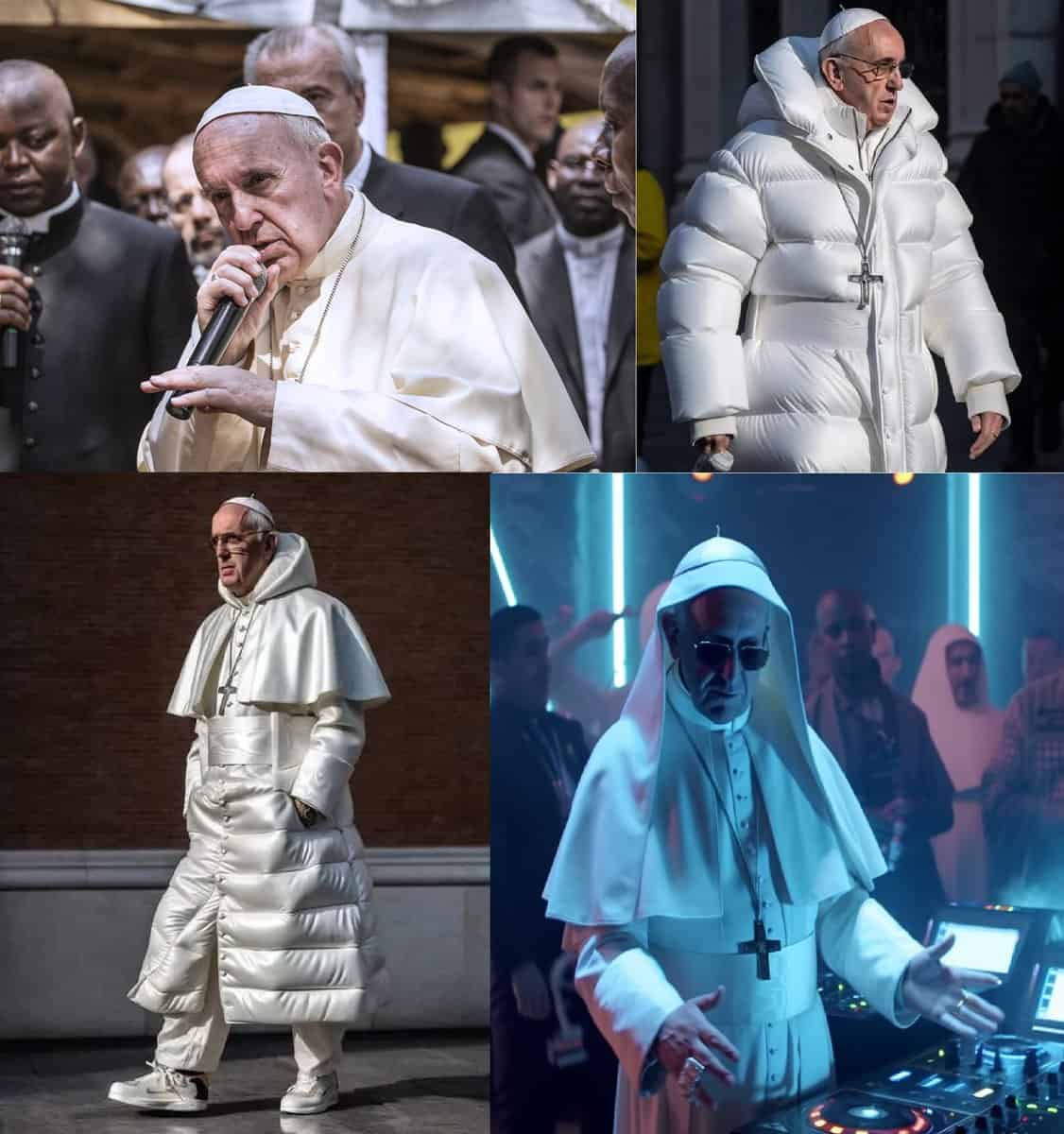 Fake images of Pope Francis on the web this weekend, were generated with Midjourney. 