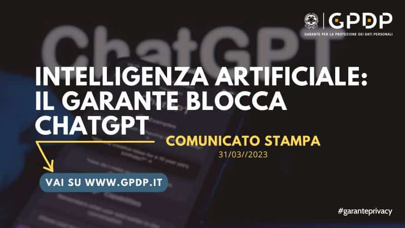 Italy's ChatGPT ban.