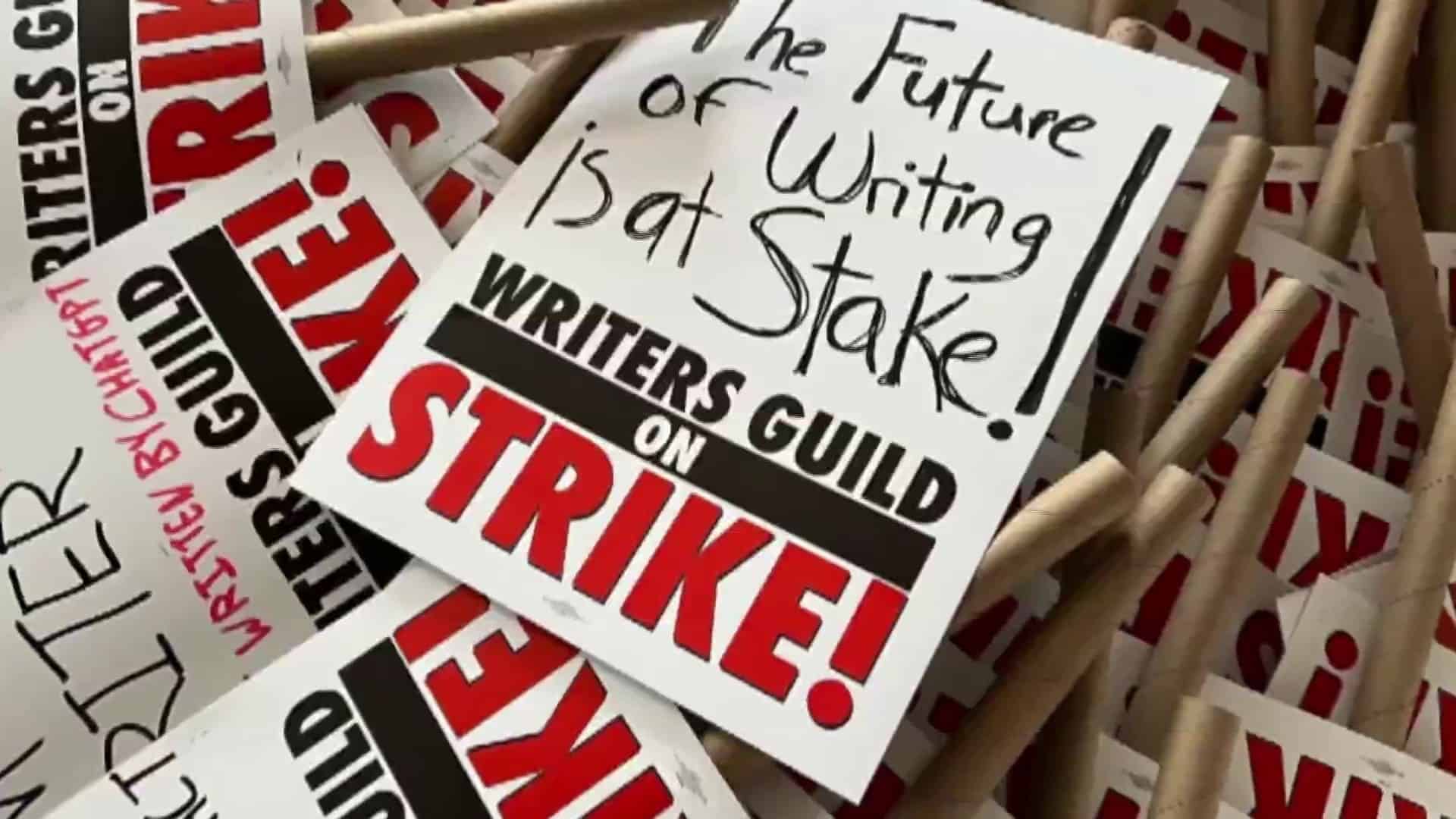 Hollywood Writer's Strike by the WGA is in part over the question of AI-generated content. 